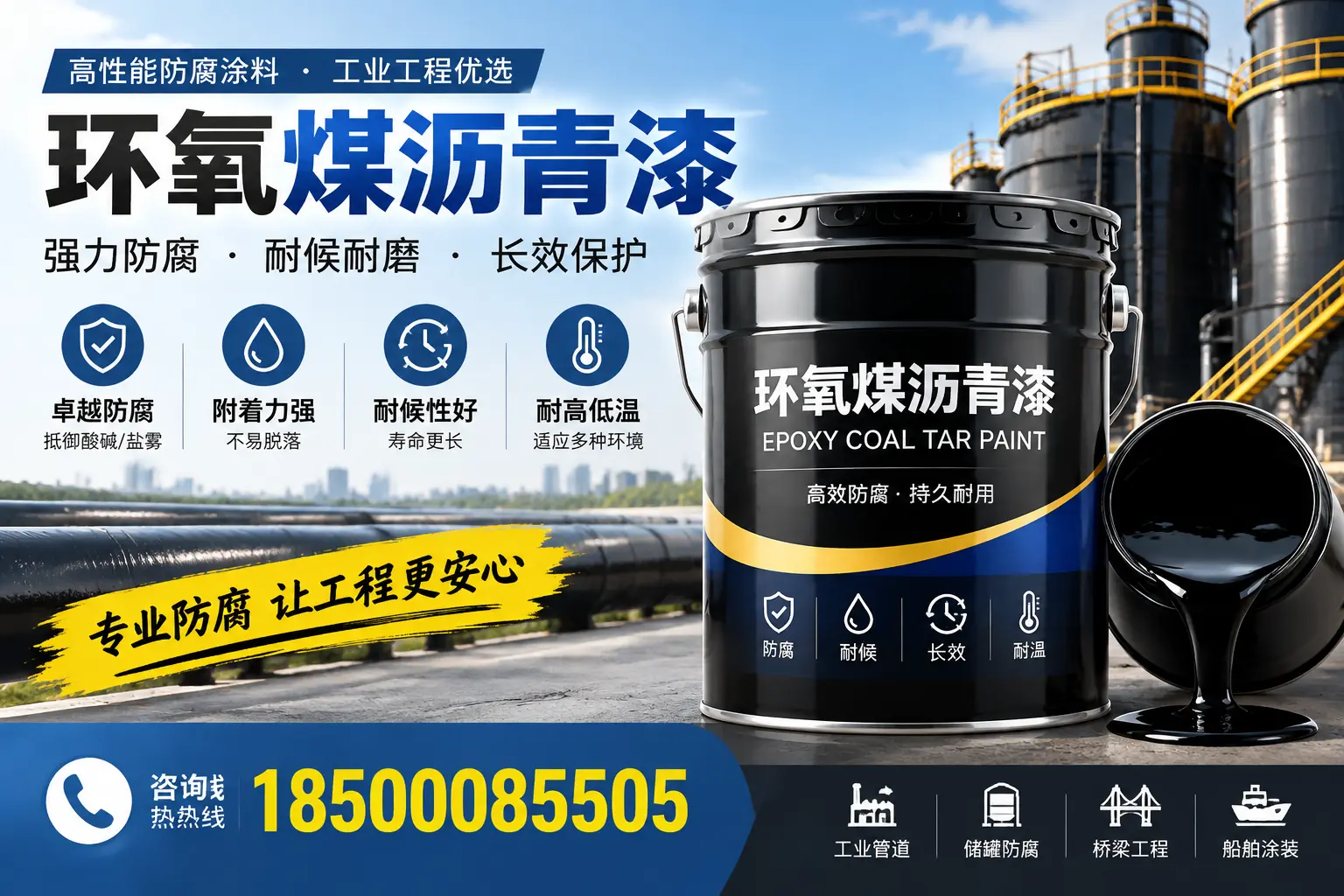 环氧煤沥青漆的施工方法与注意事项,确保在运城顺利完成